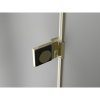 Mexen Lunar-B Duo, výklopný sprchový kút 70 x 70 cm, 8mm číre sklo, zlatý profil, 832-070L-070P-50-00