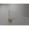 Mexen Lunar-B Duo, výklopný sprchový kút 70 x 70 cm, 8mm číre sklo, zlatý profil, 832-070L-070P-50-00