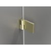 Mexen Lunar-B Duo, výklopný sprchový kút 100 x 70 cm, 8mm číre sklo, zlatý matný profil, 832-100L-070P-55-00
