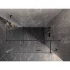 Mexen Lunar T výklopný sprchový kút pravý 135 x 80 cm, číre sklo, grafitová, 834T-135-080-95-00-P