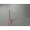 Mexen Lunar-B Duo výklopný sprchový kút 90 x 90 cm, číre sklo, medená matná, 832-090L-090P-65-00