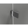 Mexen Lunar-B Duo výklopný sprchový kút 95 x 75 cm, číre sklo, brúsený grafit, 832-095L-075P-66-00
