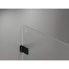 Mexen Lunar-B Duo výklopný sprchový kút 70 x 70 cm, číre sklo, čierna matná, 832-070L-070P-70-00