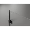 Mexen Lunar-B Duo výklopný sprchový kút 70 x 70 cm, číre sklo, čierna matná, 832-070L-070P-70-00