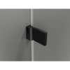 Mexen Lunar-B Duo výklopný sprchový kút 70 x 70 cm, číre sklo, čierna matná, 832-070L-070P-70-00