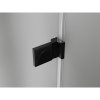Mexen Lunar-B Duo výklopný sprchový kút 70 x 70 cm, číre sklo, čierna matná, 832-070L-070P-70-00
