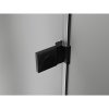 Mexen Lunar-B Duo výklopný sprchový kút 70 x 70 cm, číre sklo, čierna matná, 832-070L-070P-70-00
