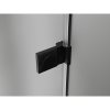 Mexen Lunar-B Duo výklopný sprchový kút 85 x 85 cm, číre sklo, čierna matná, 832-085L-085P-70-00