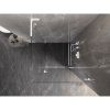 Mexen Lunar-B L pravý výklopný sprchový kút 70 x 70 cm, číre sklo, biela, 832L-070-070-20-00-P