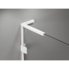 Mexen Lunar-B L pravý výklopný sprchový kút 70 x 70 cm, číre sklo, biela, 832L-070-070-20-00-P