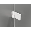 Mexen Lunar-B L pravý výklopný sprchový kút 70 x 70 cm, číre sklo, biela, 832L-070-070-20-00-P
