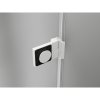 Mexen Lunar-B L pravý výklopný sprchový kút 85 x 70 cm, číre sklo, biela, 832L-085-070-20-00-P