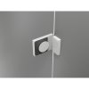 Mexen Lunar-B L pravý výklopný sprchový kút 85 x 70 cm, číre sklo, biela, 832L-085-070-20-00-P