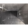 Mexen Lunar-B L pravý výklopný sprchový kút 85 x 70 cm, číre sklo, biela, 832L-085-070-20-00-P