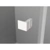 Mexen Lunar-B L pravý výklopný sprchový kút 85 x 70 cm, číre sklo, biela, 832L-085-070-20-00-P