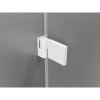 Mexen Lunar-B L pravý výklopný sprchový kút 85 x 70 cm, číre sklo, biela, 832L-085-070-20-00-P