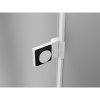 Mexen Lunar-B L pravý výklopný sprchový kút 85 x 70 cm, číre sklo, biela, 832L-085-070-20-00-P