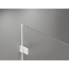 Mexen Lunar-B L pravý výklopný sprchový kút 85 x 70 cm, číre sklo, biela, 832L-085-070-20-00-P