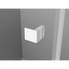 Mexen Lunar-B L pravý výklopný sprchový kút 100 x 80 cm, číre sklo, biela, 832L-100-080-20-00-P