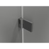 Mexen Lunar-B L výklopný sprchový kút ľavý 80 x 70 cm, číre sklo, grafitová, 832L-080-070-95-00-L