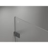 Mexen Lunar-B L výklopný sprchový kút ľavý 80 x 70 cm, číre sklo, grafitová, 832L-080-070-95-00-L