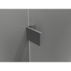 Mexen Lunar-B L výklopný sprchový kút ľavý 80 x 70 cm, číre sklo, grafitová, 832L-080-070-95-00-L