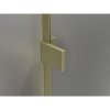 Mexen Lunar-B L pravý výklopný sprchový kút 85 x 70 cm, číre sklo, zlatá matná, 832L-085-070-55-00-P