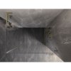 Mexen Lunar-B L pravý výklopný sprchový kút 85 x 70 cm, číre sklo, zlatá matná, 832L-085-070-55-00-P