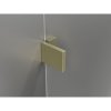 Mexen Lunar-B L pravý výklopný sprchový kút 85 x 70 cm, číre sklo, zlatá matná, 832L-085-070-55-00-P