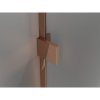 Mexen Lunar-B L výklopný sprchový kút pravý 80 x 70 cm, číre sklo, ružové zlato, 832L-080-070-60-00-P