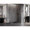 Mexen Lunar-B L výklopný sprchový kút pravý 80 x 70 cm, číre sklo, ružové zlato, 832L-080-070-60-00-P