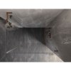 Mexen Lunar-B L výklopný sprchový kút pravý 80 x 70 cm, číre sklo, ružové zlato, 832L-080-070-60-00-P