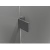 Mexen Lunar-B L výklopný sprchový kút pravý 80 x 70 cm, číre sklo, brúsený grafit, 832L-080-070-66-00-P