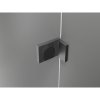 Mexen Lunar-B L výklopný sprchový kút pravý 80 x 70 cm, číre sklo, brúsený grafit, 832L-080-070-66-00-P