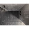 Mexen Lunar-B L výklopný sprchový kút pravý 80 x 70 cm, číre sklo, brúsený grafit, 832L-080-070-66-00-P