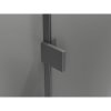 Mexen Lunar-B L výklopný sprchový kút pravý 80 x 70 cm, číre sklo, brúsený grafit, 832L-080-070-66-00-P