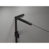 Mexen Lunar-B L pravý výklopný sprchový kút 100 x 80 cm, číre sklo, čierna matná, 832L-100-080-66-00-P