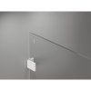 Mexen Lunar sprchová stena ľavá 50 x 200 cm, 8mm číre sklo, biela, 830-050-000-20-00-L