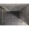 Mexen Lunar sprchová stena pravá 60 x 200 cm, 8mm číre sklo, zlatá matná, 830-060-000-55-00-P