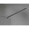 Mexen Lunar sprchová stena pravá 110 x 200 cm, 8mm číre sklo, brúsený grafit, 830-110-000-66-00-P