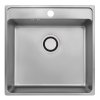 Laveo Besos, 1-komorový nerezový drez 480x490x210 mm, oceľová, LAV-SLB_210T