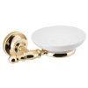 Sapho, PERLA mydeľnička, keramika, zlatá lesklá, PE1065