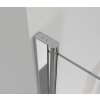 CERANO - Sprchovací kút Antelo L/P - 6 mm - chróm, transparentné sklo - 110x40 cm - krídlový, CER-CER-8050BD129