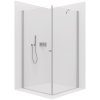 CERANO - Sprchovací kút Antelo L/P - 6 mm - chróm, transparentné sklo - 110x40 cm - krídlový, CER-CER-8050BD129
