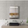 ErgaScarlet LED zrkadlo50x70cm 2