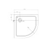 Showertray1000mm