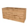 Mereo Opto, kúpeľňová skrinka 121 cm, Multidecor, Dub Wotan, MER-CN993SDWOT