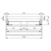 Mereo, Mereo Aira, kúpeľňová skrinka 101 cm, Multidecor, Dub Patinovaný, MER-CN792SDUP1