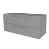 Mereo Bino, kúpeľňová skrinka 121 cm, Multidecor, Šedá supermat, MER-CN693SSEDA