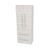 Mereo, Mereo Bino, kúpeľňová skrinka vysoká 163 cm, dvojitá, Multidecor, White Loft Pine, MER-CN699WLP1